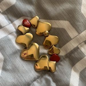 Louis Vuitton motif heart bracelet